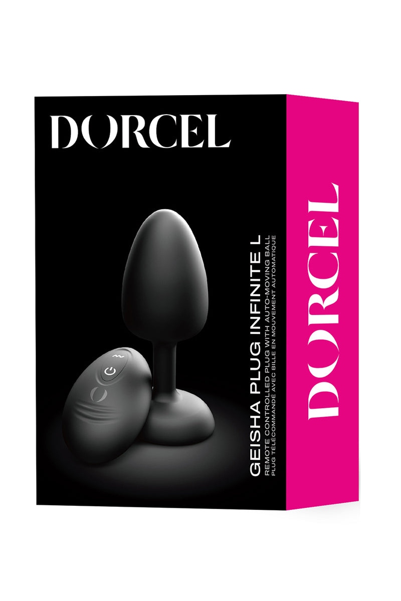 Plug anal vibrant télécommandé Geisha Plug Infinite L - Dorcel — vue 4