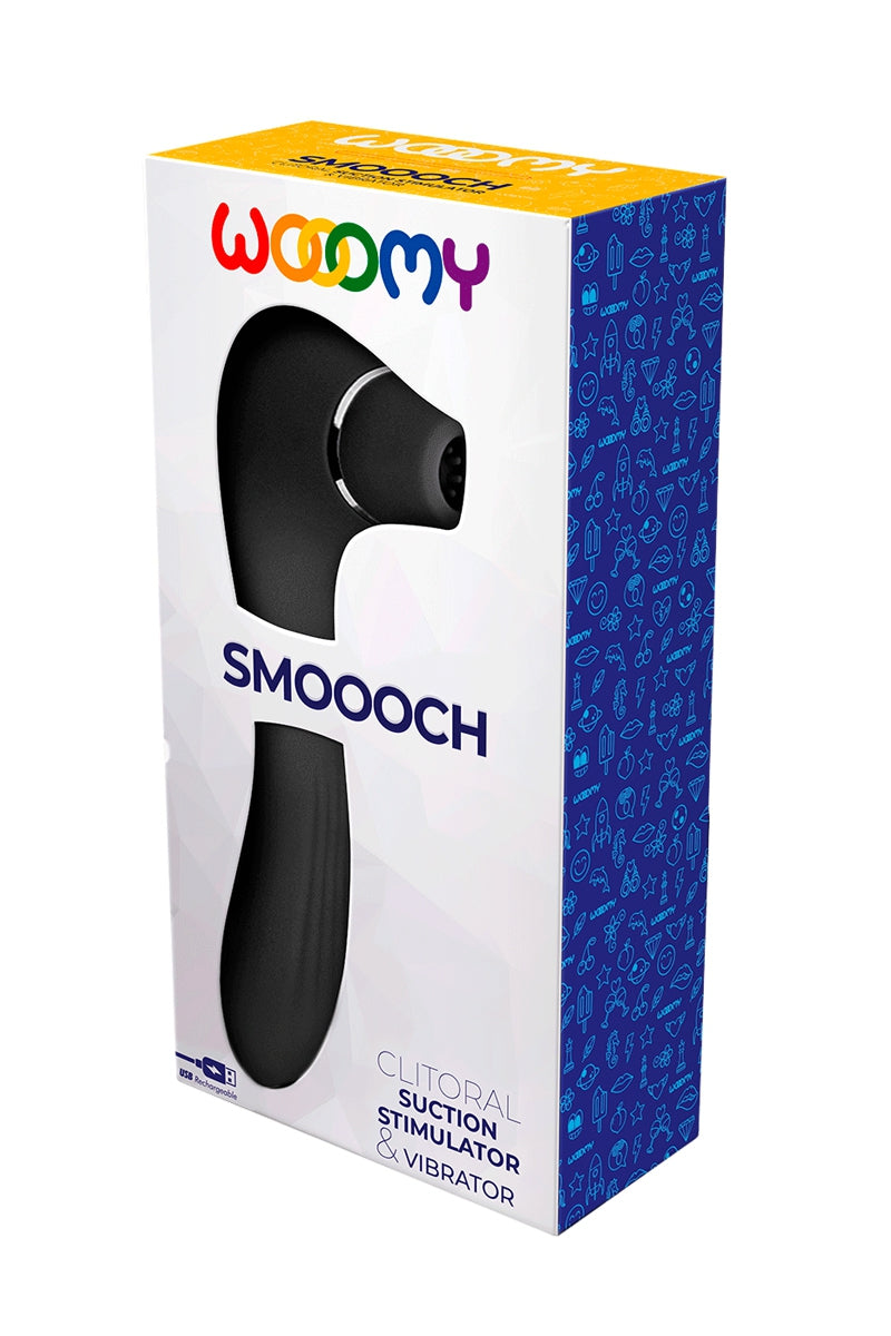 Stimulateur clitoridien Smooch noir - Wooomy — vue 3