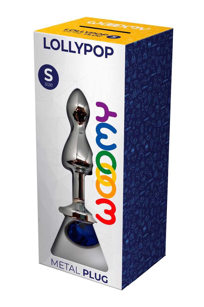 Plug bijou Lollypop bleu S - Wooomy — vue 3