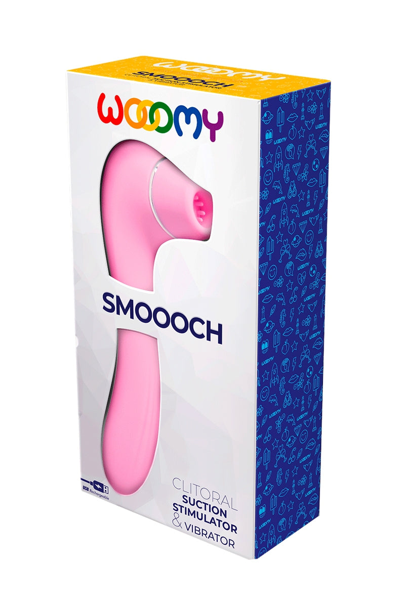 Stimulateur clitoridien Smooch rose - Wooomy — vue 3