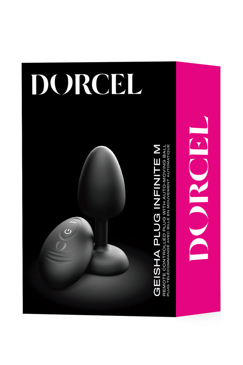 Plug anal vibrant télécommandé Geisha Plug Infinite M - Dorcel — vue 4