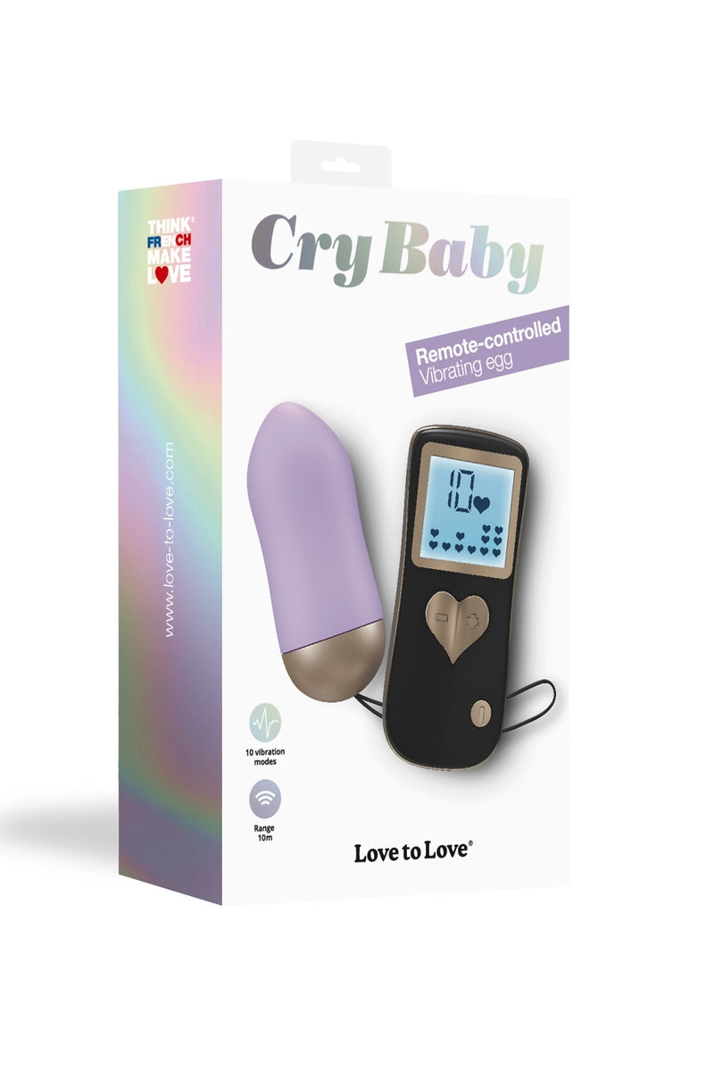 Oeuf vibrant Cry Baby Mauve — vue 3