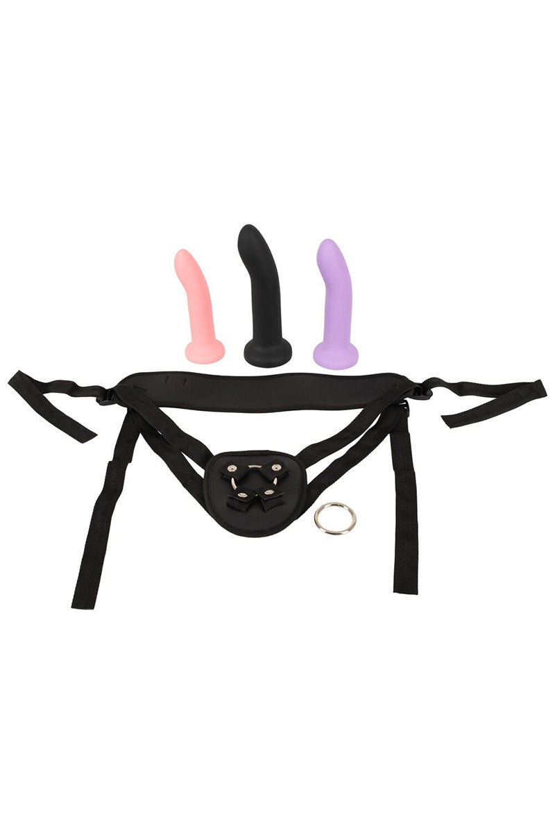 Gode ceinture avec 3 dildos inclus - You2Toys — vue 4