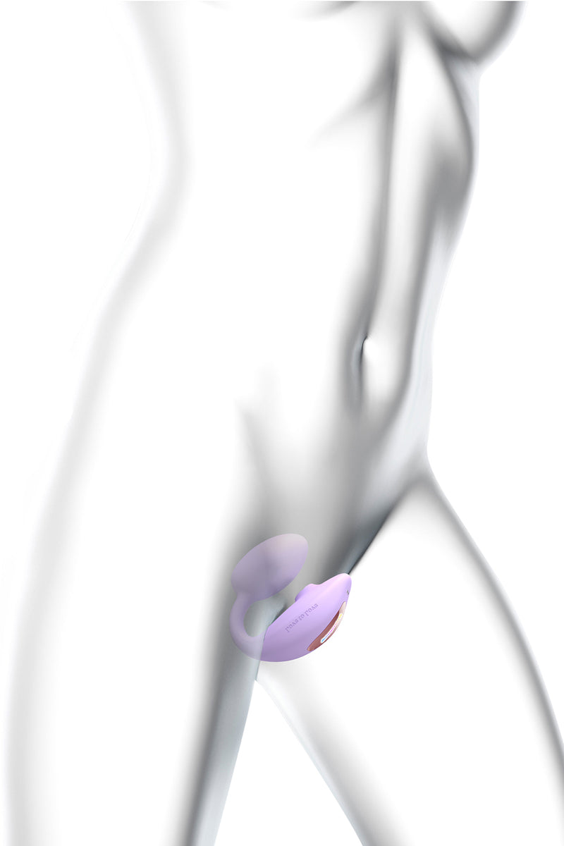 Double stimulateur Wonderlover mauve - Love to Love — vue 4
