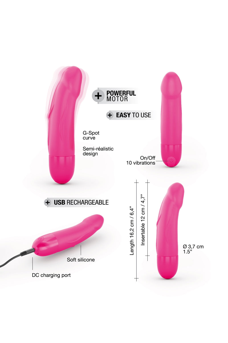 Vibro rechargeable Real Vibration rose S 2.0 - Dorcel — vue 4