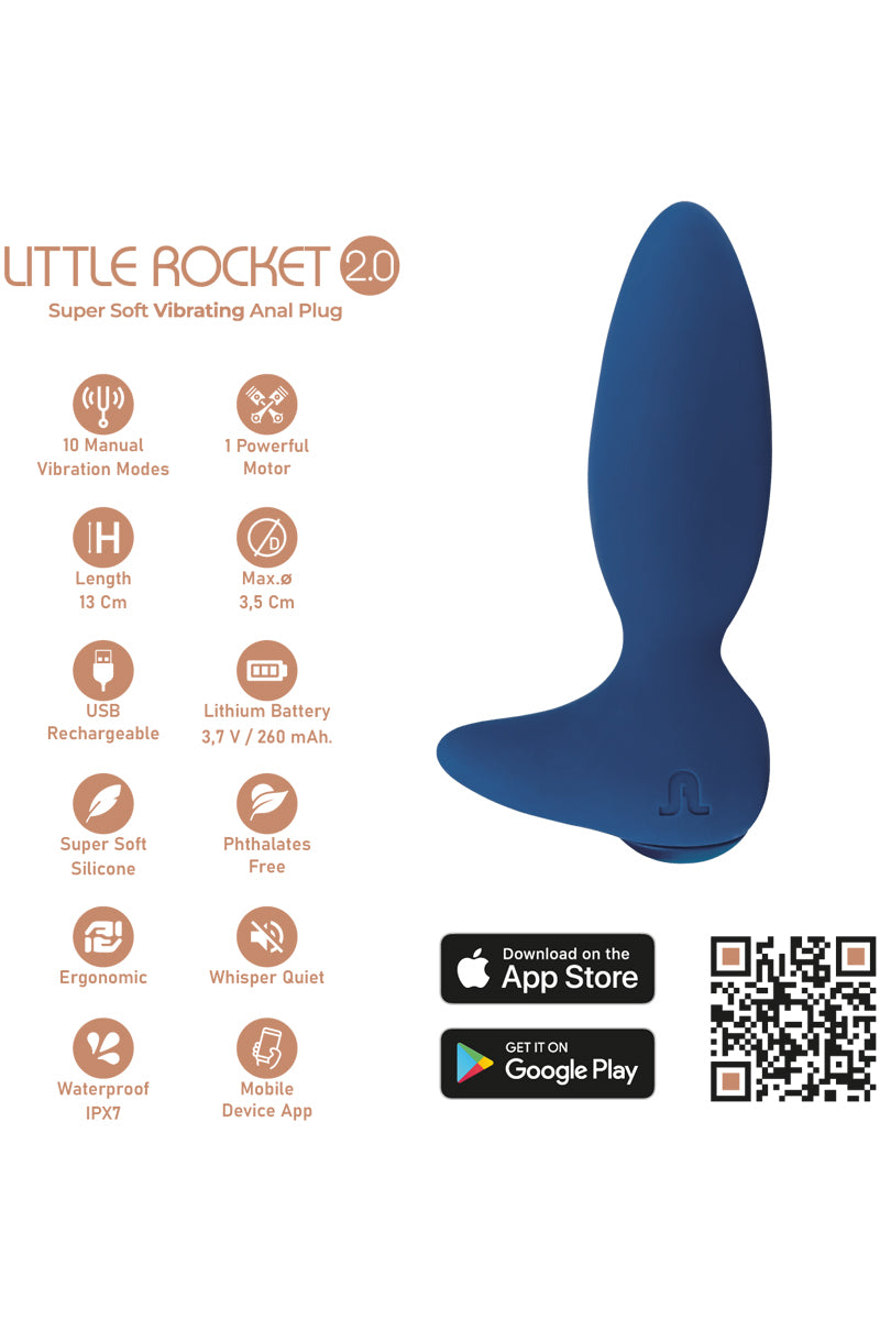 Plug vibrant Little Rocket II connecté - Adrien Lastic — vue 4