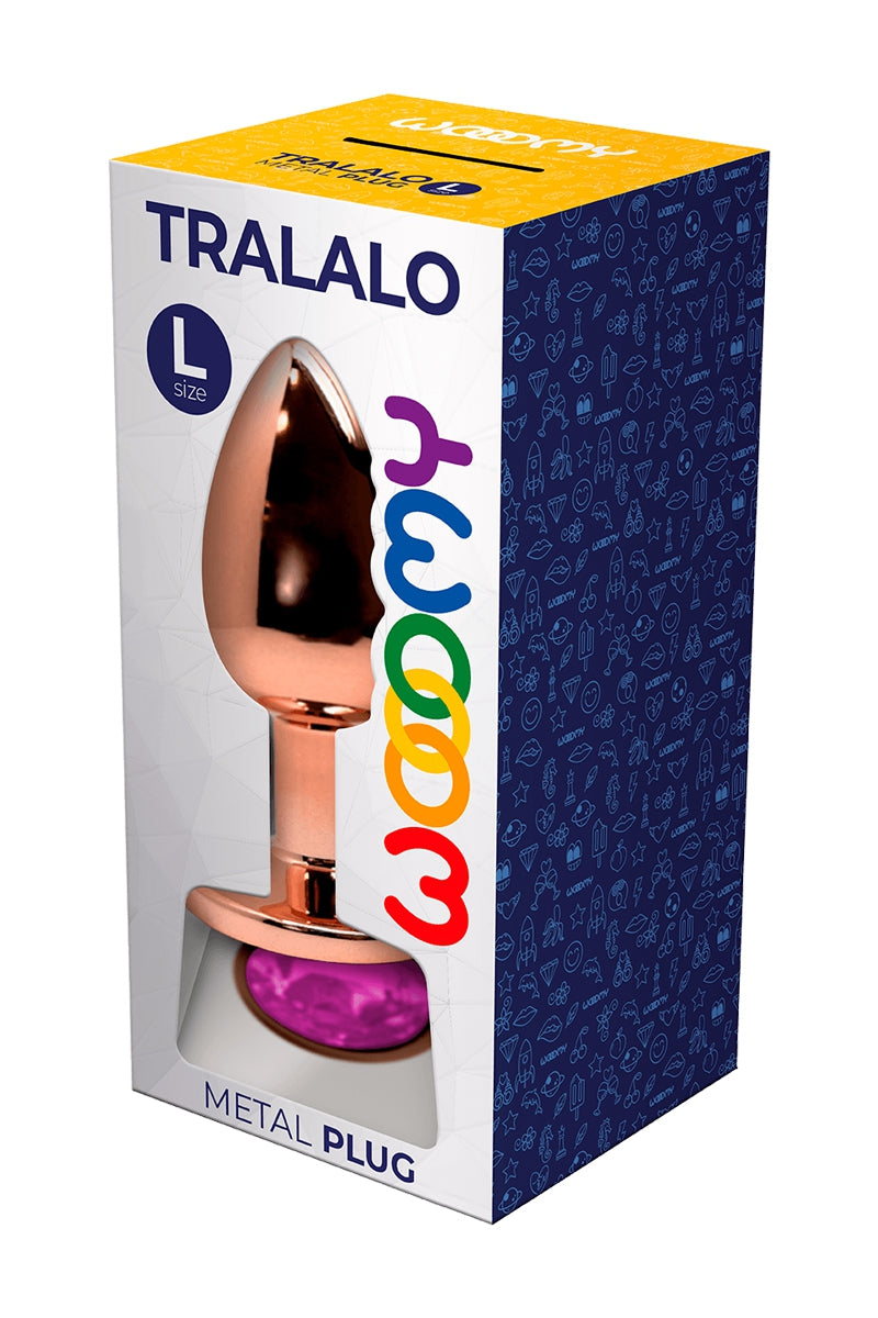 Plug bijou Tralalo rose L - Wooomy — vue 3