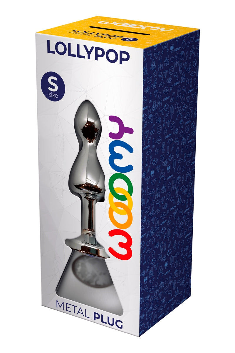 Plug bijou Lollypop transparent S - Wooomy — vue 3