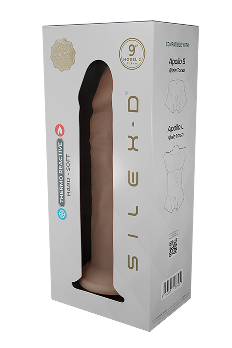 Gode Liquid Silicone Model 2 flesh 23cm - SilexD — vue 3