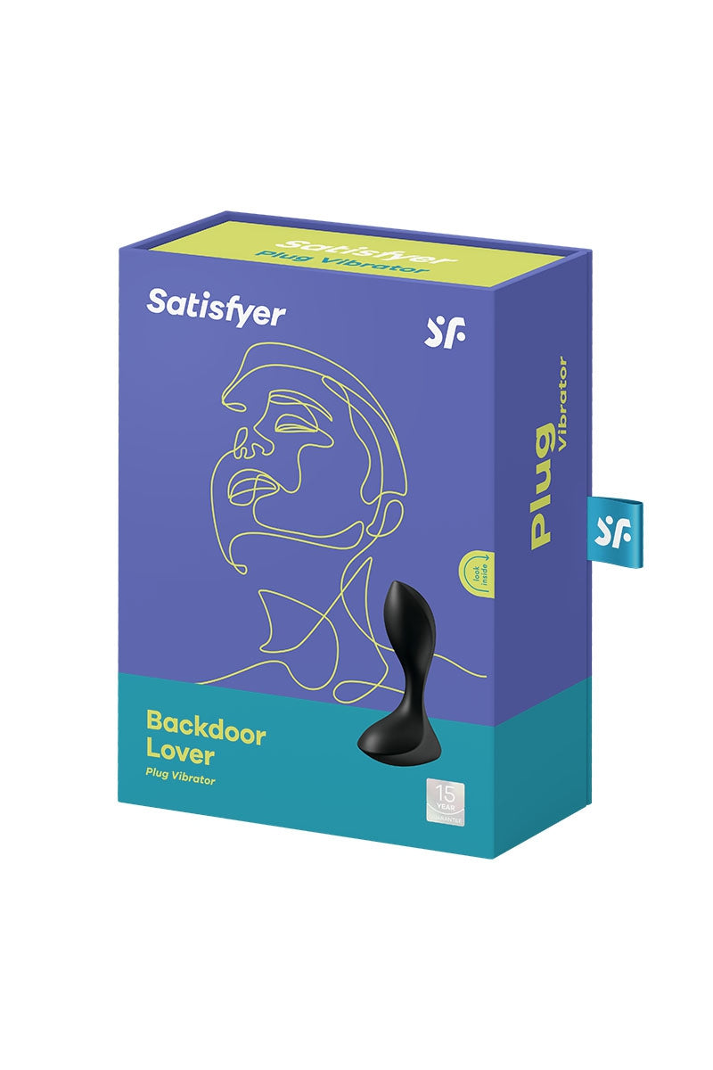 Plug vibrant Backdoor Lover noir - Satisfyer — vue 3