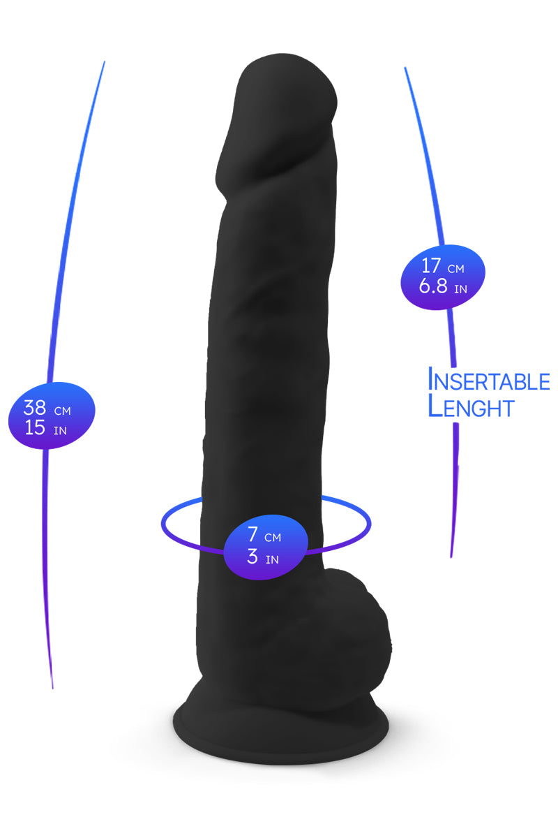 Gode The Original Model 1 noir 38 cm - SilexD — vue 3