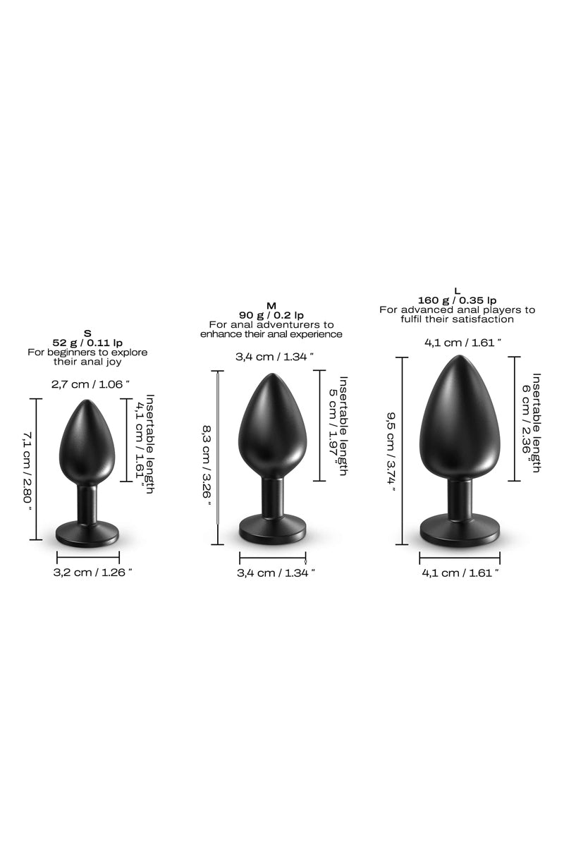 Plug anal en métal Onix Plug M - Dorcel — vue 3
