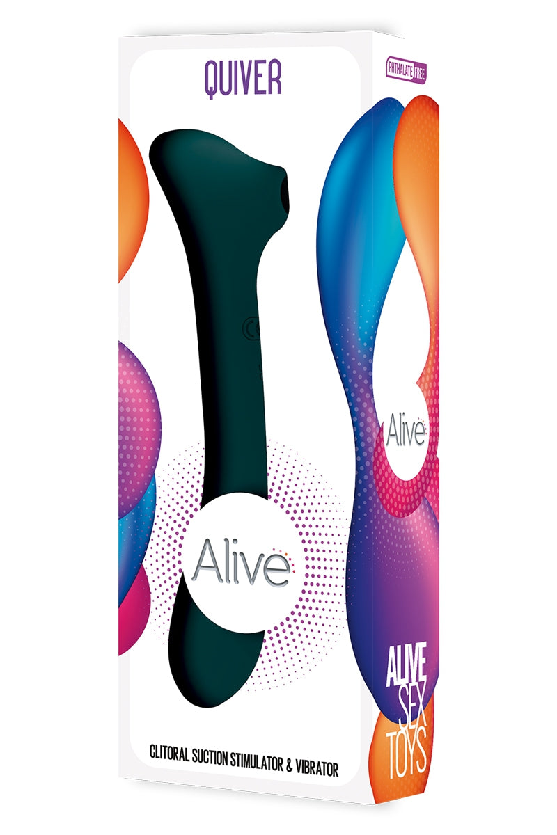 Double stimulateur Quiver vert, Alive, vue 5