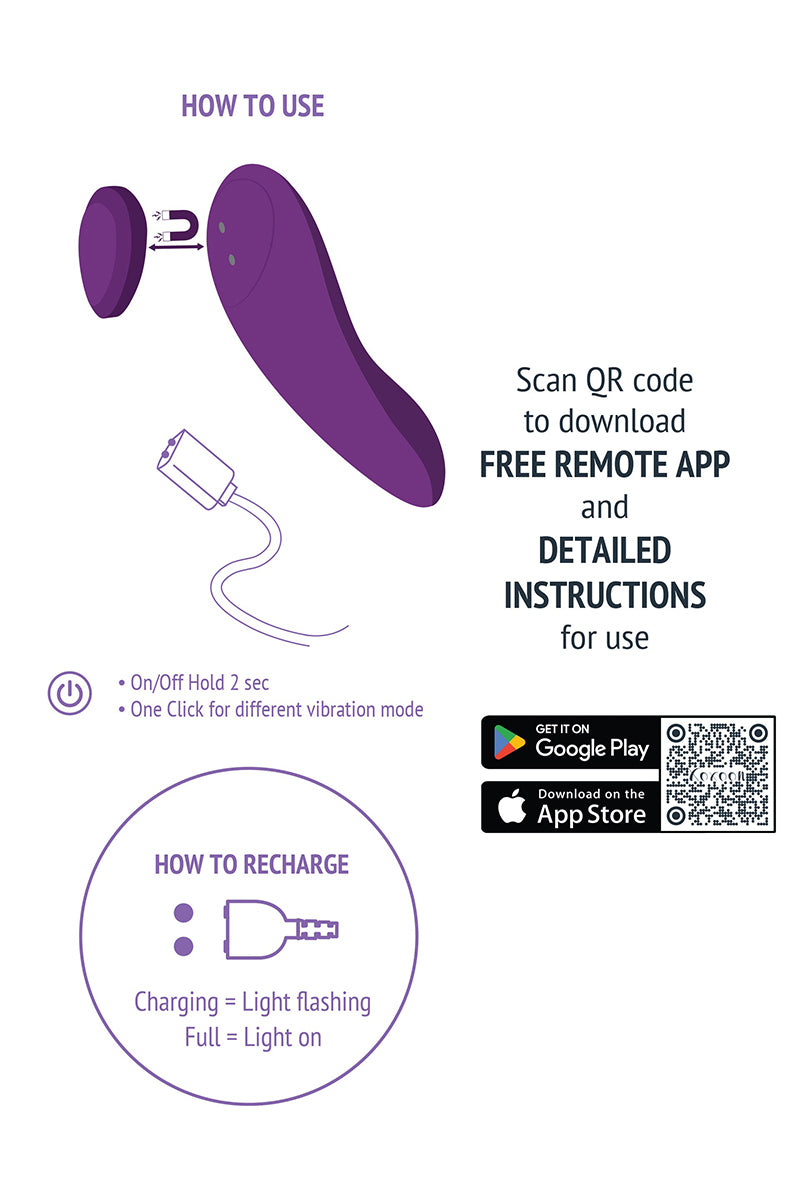 Culotte vibrante connectée Date Night Xocoon, vue 5