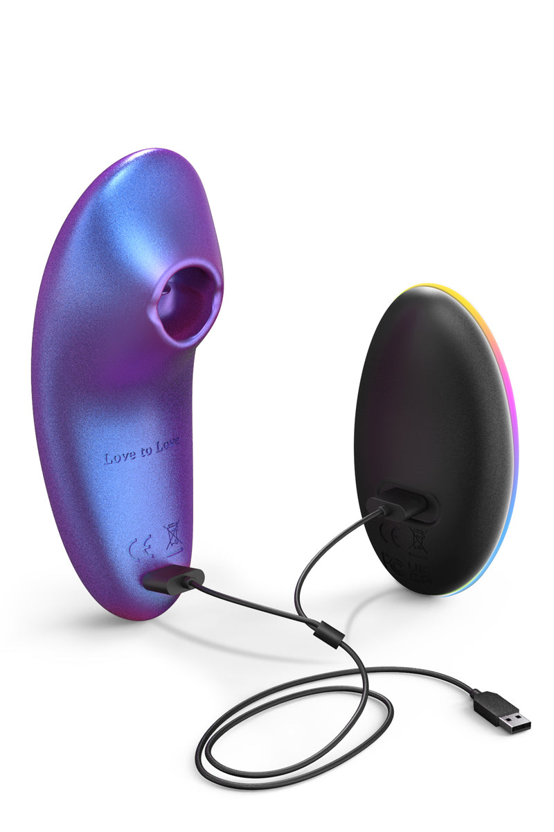 Masseur clitoridien télécommandé Dreamer Iridescent Night - Love to Love — vue 3
