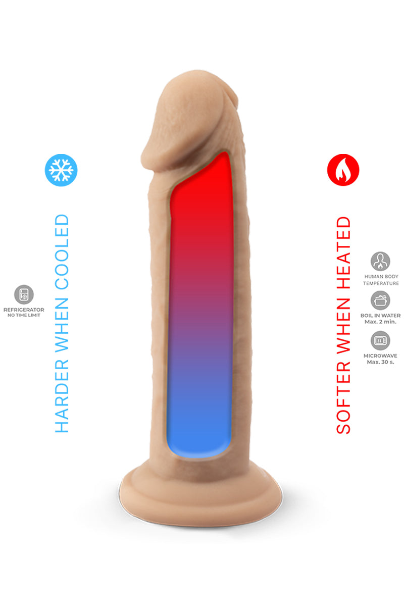 Gode Real Skin Model 2 flesh 15,4 cm - SilexD — vue 3