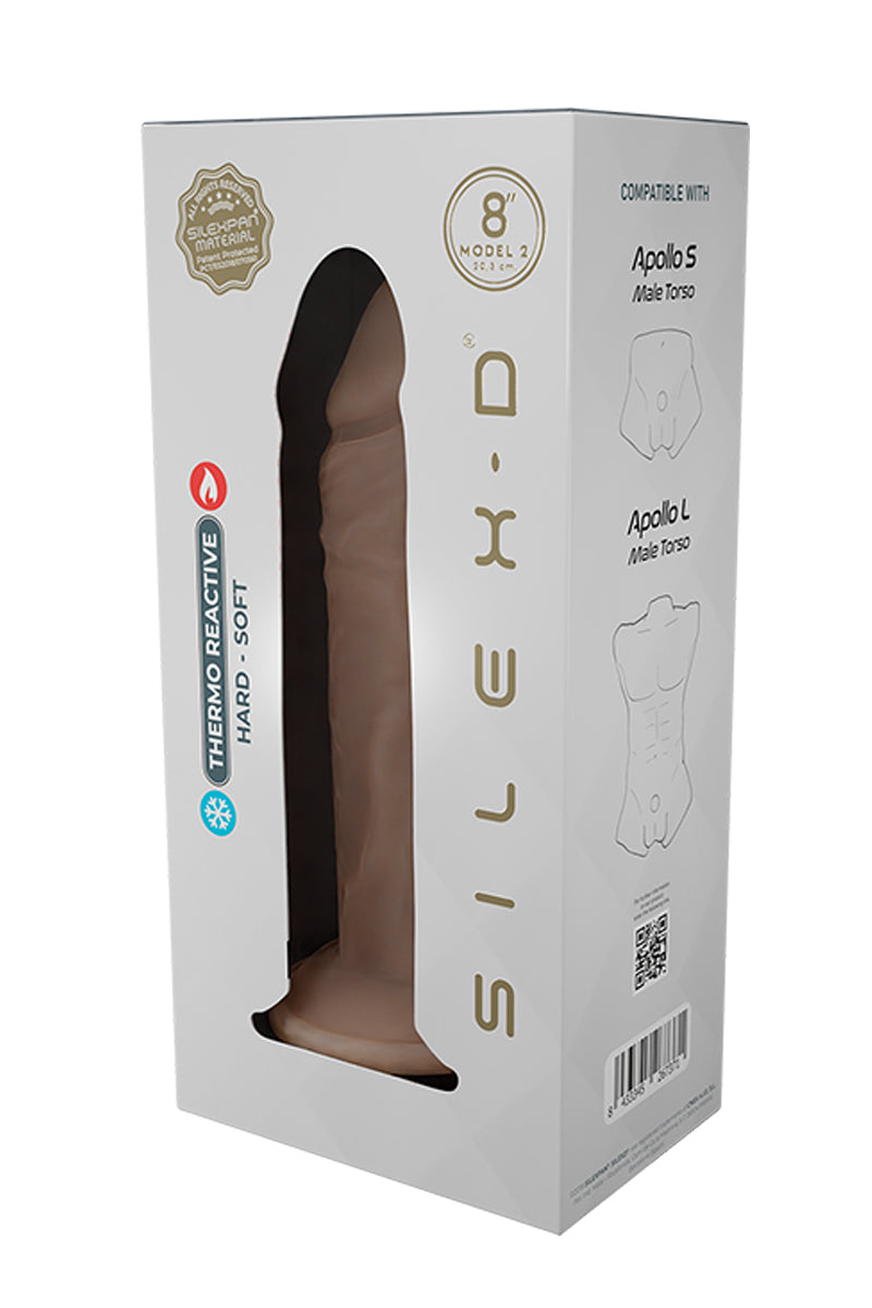 Gode Liquid Silicone Model 2 flesh 20cm - SilexD — vue 3