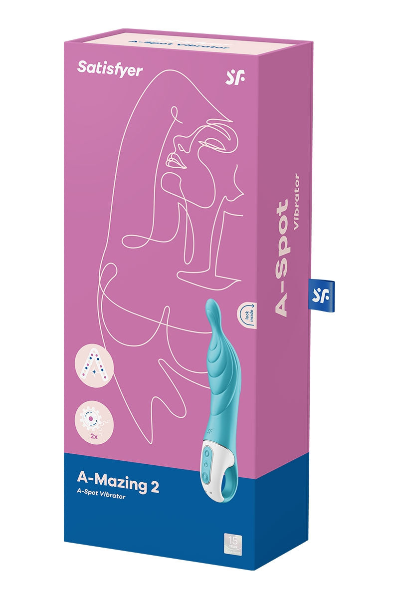Vibromasseur A-Mazing 2 Turquoise - Satisfyer — vue 3