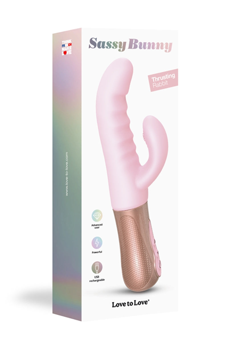 Vibro Rabbit Sassy Bunny rose - Love to Love — vue 3