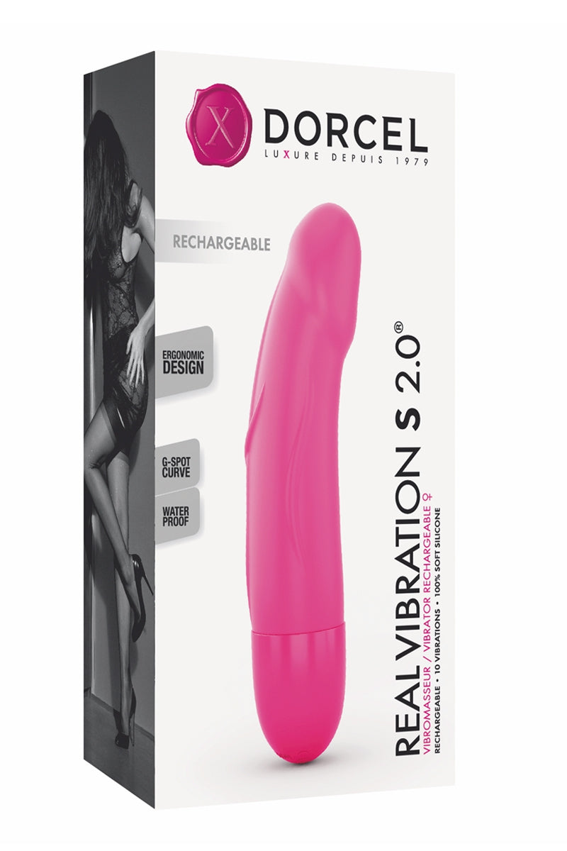 Vibro rechargeable Real Vibration rose S 2.0 - Dorcel — vue 3