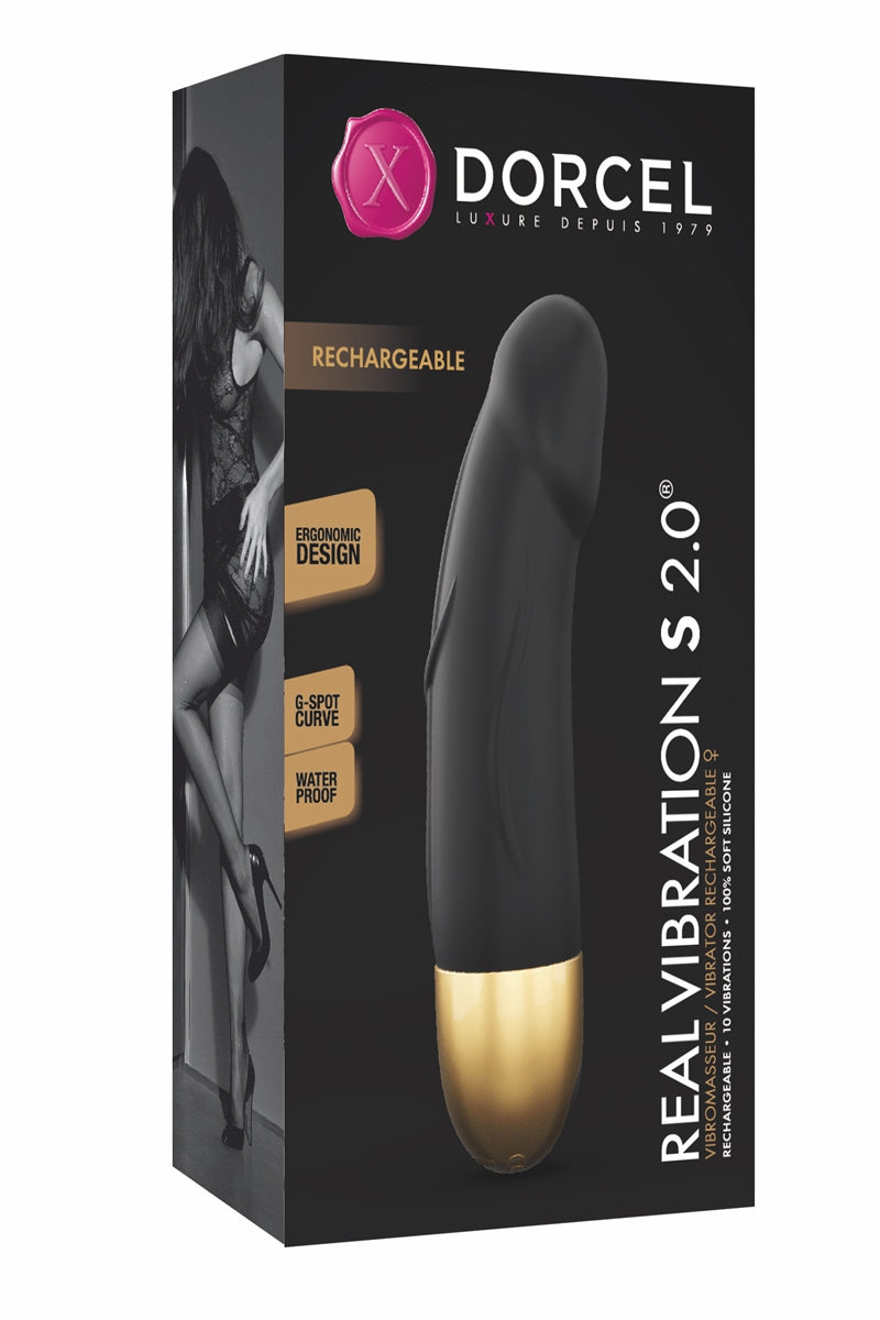 Vibro rechargeable Real Vibration gold S 2.0 - Dorcel — vue 3
