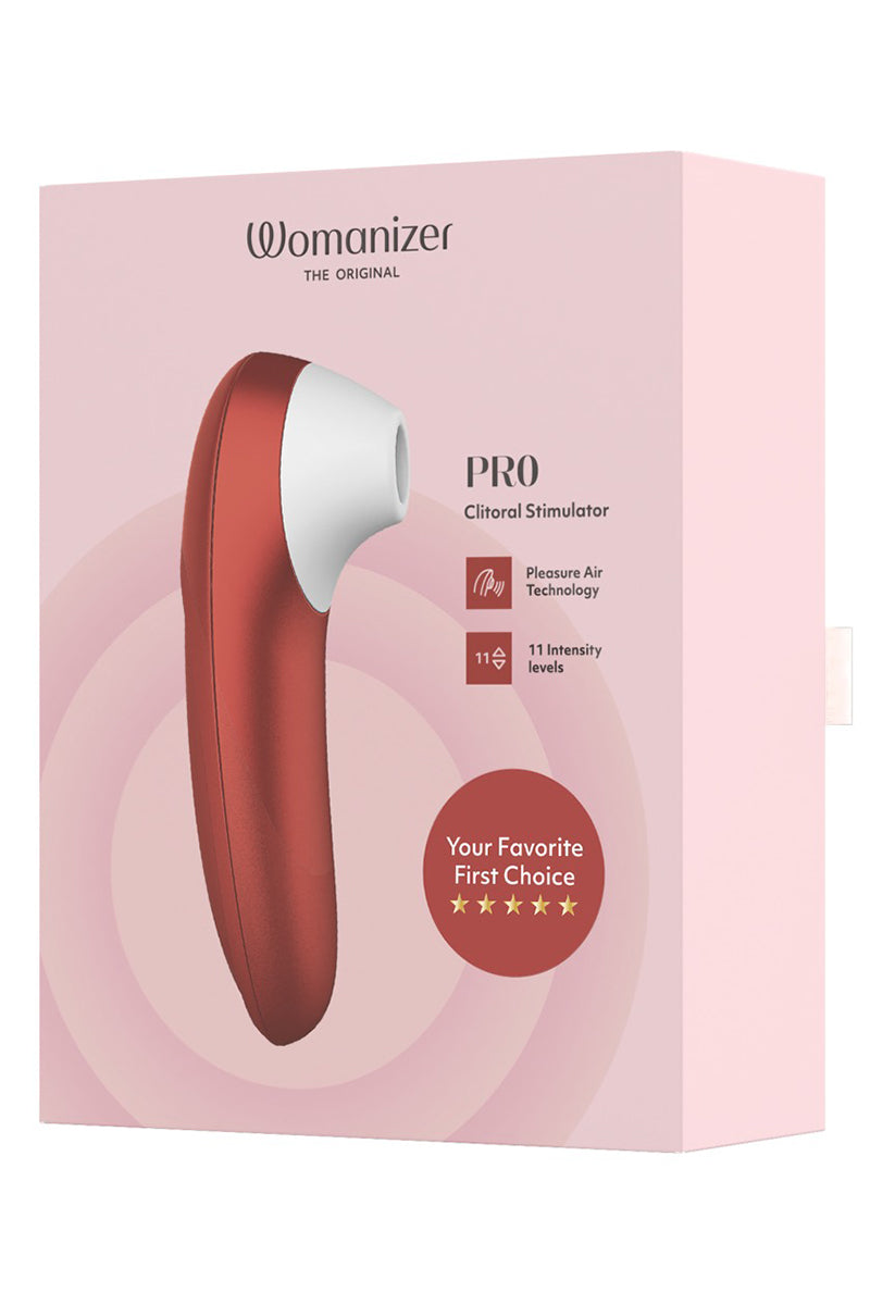 Stimulateur clitoridien Womanizer Pro rouge — vue 3