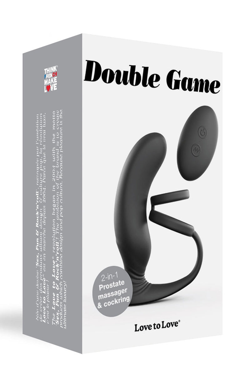 Stimulateur de prostate + cockring Double game — vue 3