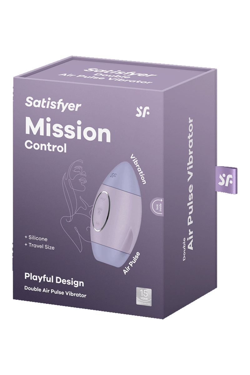 Stimulateur sans contact et vibrant Mission Control - Satisfyer — vue 3