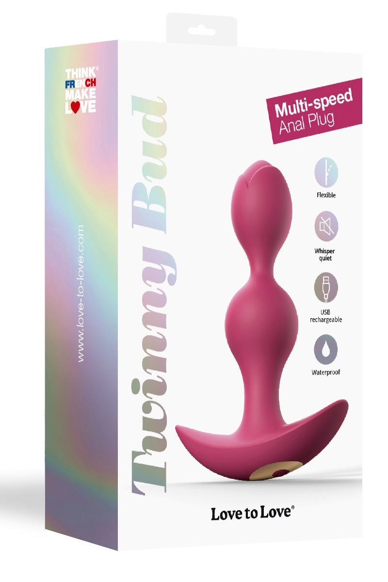 Plug anal vibrant Twinny Bud prune — vue 3